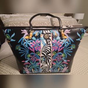 Lilly Pulitzer Meena Tote Onyx Paradise